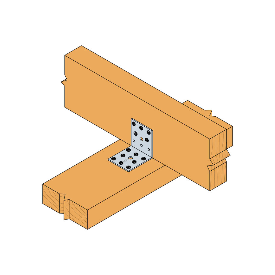 SST Winkelverbinder Stahl fzn AB55365 65×65×55×2,5