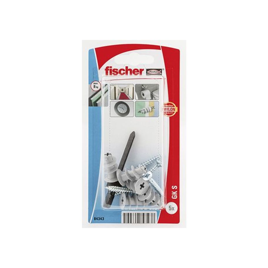 FI SB 84343 Gipskartondübel GK S NV 5St