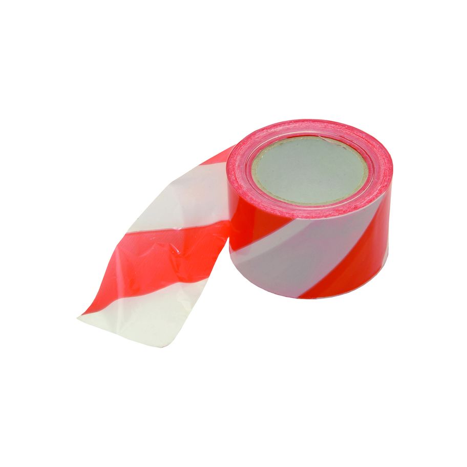 TCP Absperrband, rot/weiss, 200m