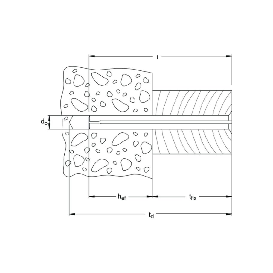 fischer Nagelhülse Stahl  Dacromet® FNH 8/130