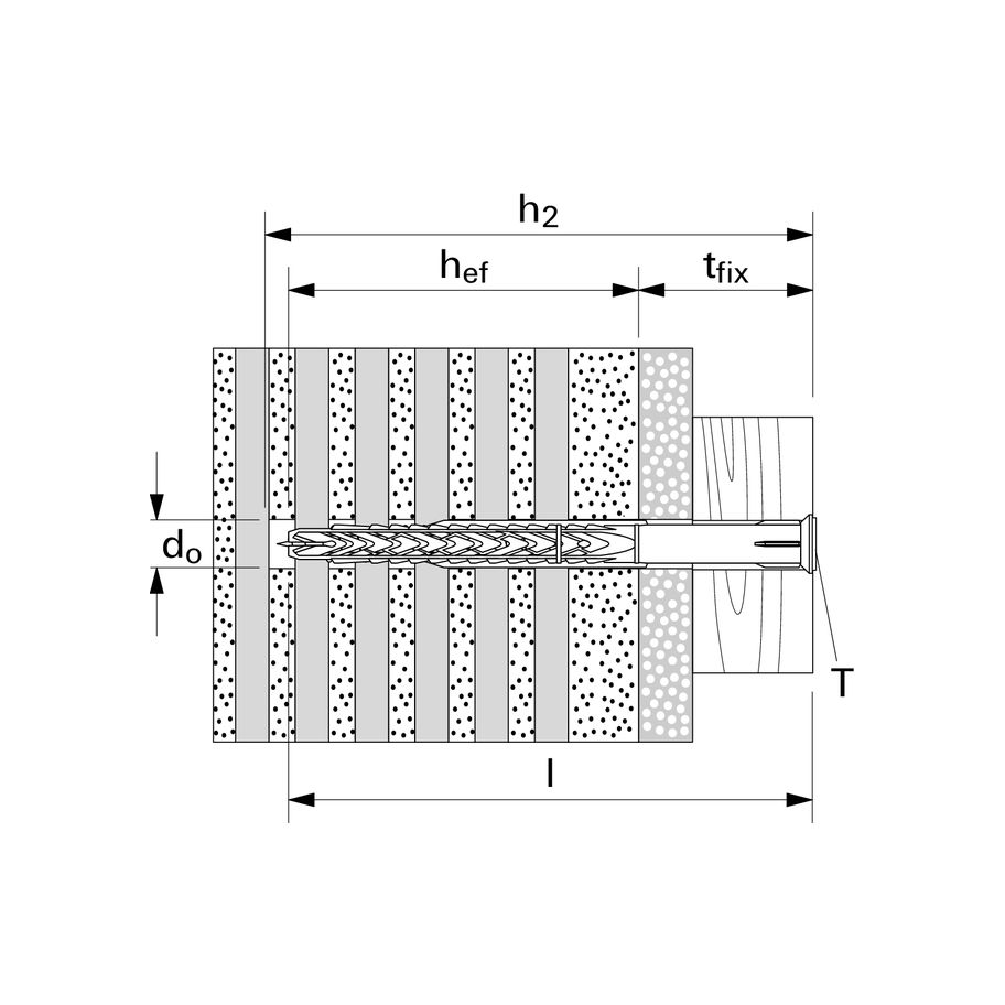 fischer Langschaftdübel Stahl galv. verzinkt SXRL 8x60T