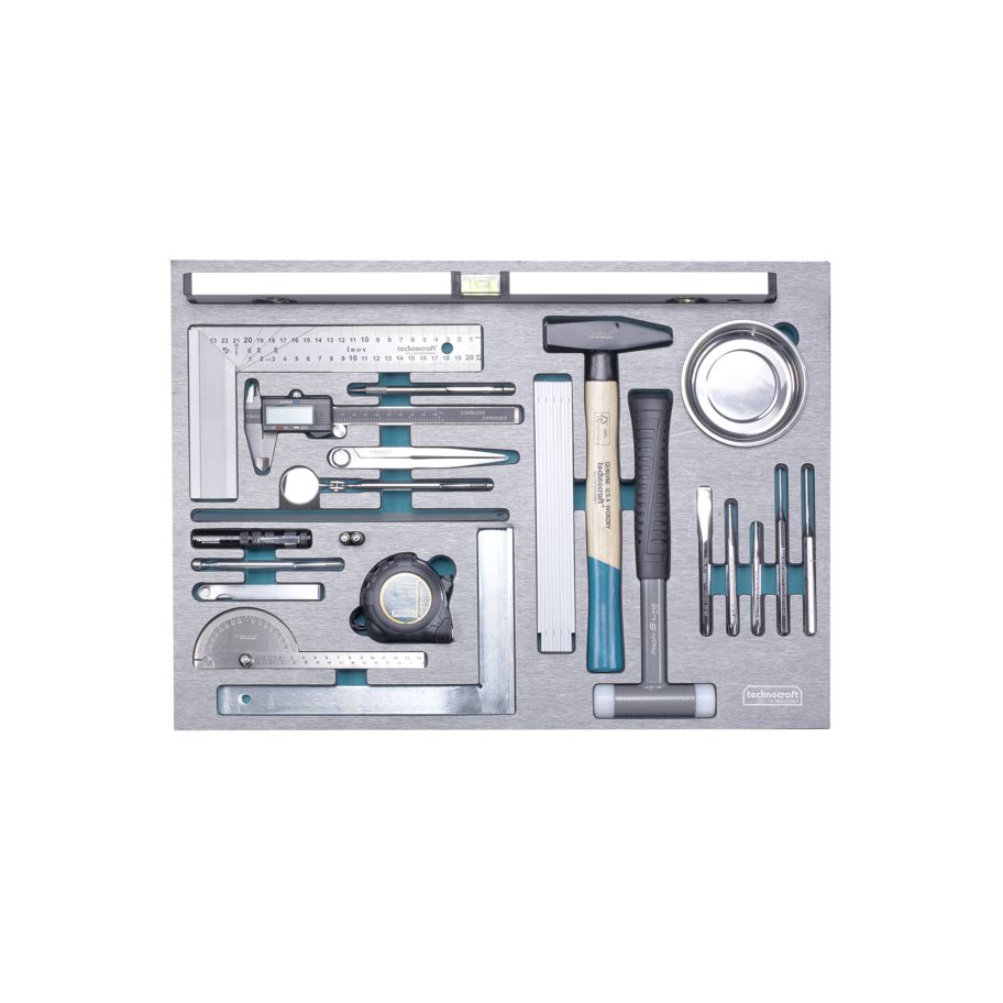 technocraft Werkstattwagen SWISS TEAM PLUS+ PRO 743-tlg, mit Premium-Marken-Werkzeugen