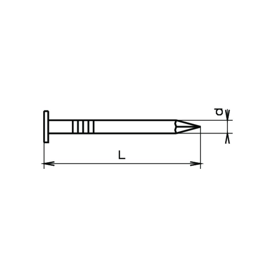 bestaPAC Kupferstift Breitkopf 2.5x25