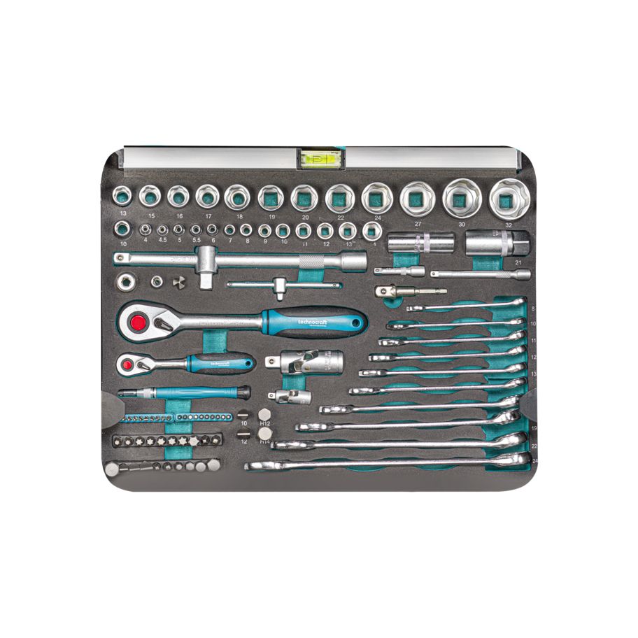 technocraft PP-Werkzeugkoffer PRO TROLLEY IP65 Premium 213-tlg