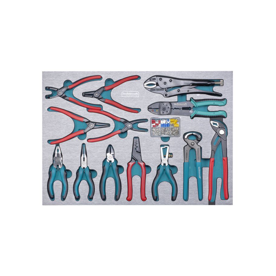 technocraft Werkstattwagen SWISS TEAM PLUS+ 743-tlg.