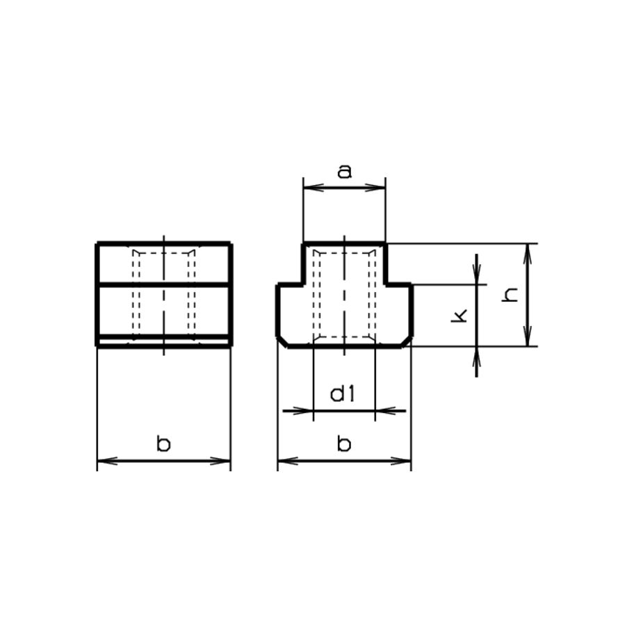 T-Nutensteine DIN 508-10 M 10 (Nute 12)