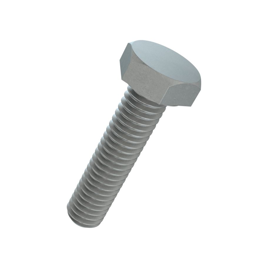 6KtSchr DIN933-8.8 flZn,M8x10,200