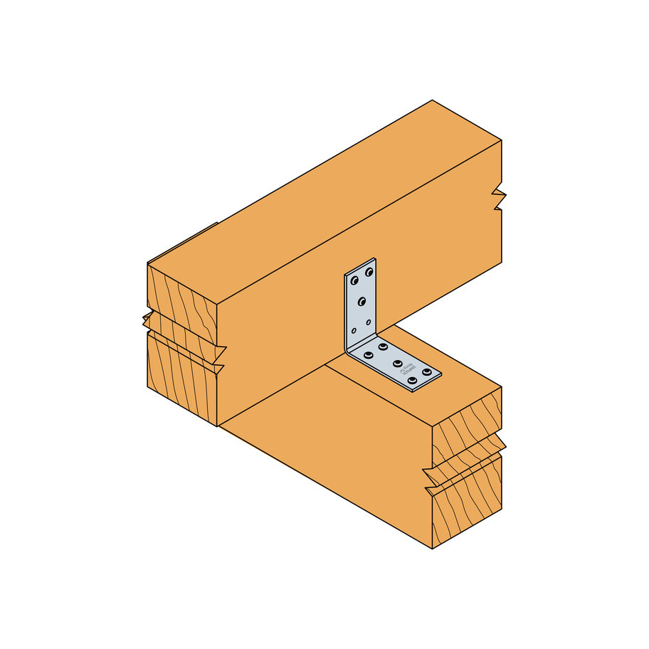 SST Winkelverbinder Stahl feuerverzinkt ABB40390 93×93×40×3