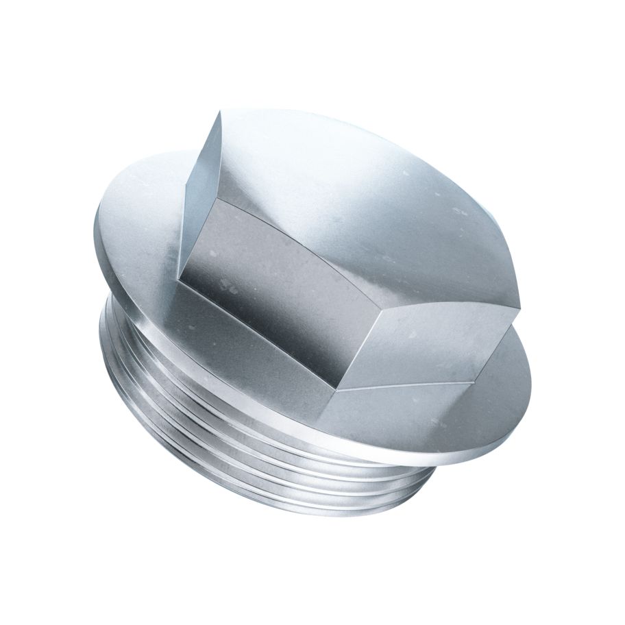 Verschluss-Schrauben 6Kt Bund DIN 7604A-Stahl znb MF26x1,5