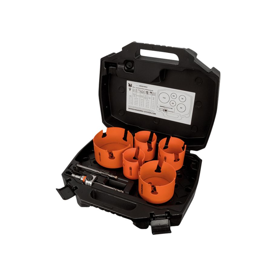 MANDREX HM-Lochsägen-Set SuperXcut 9tlg