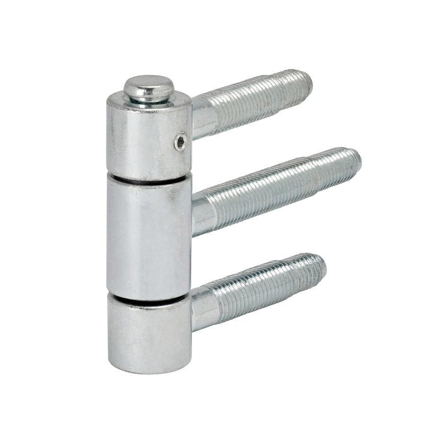 Sassba Einbohrband 3-tlg. Rahmen HR25 FIX verzinkt blau