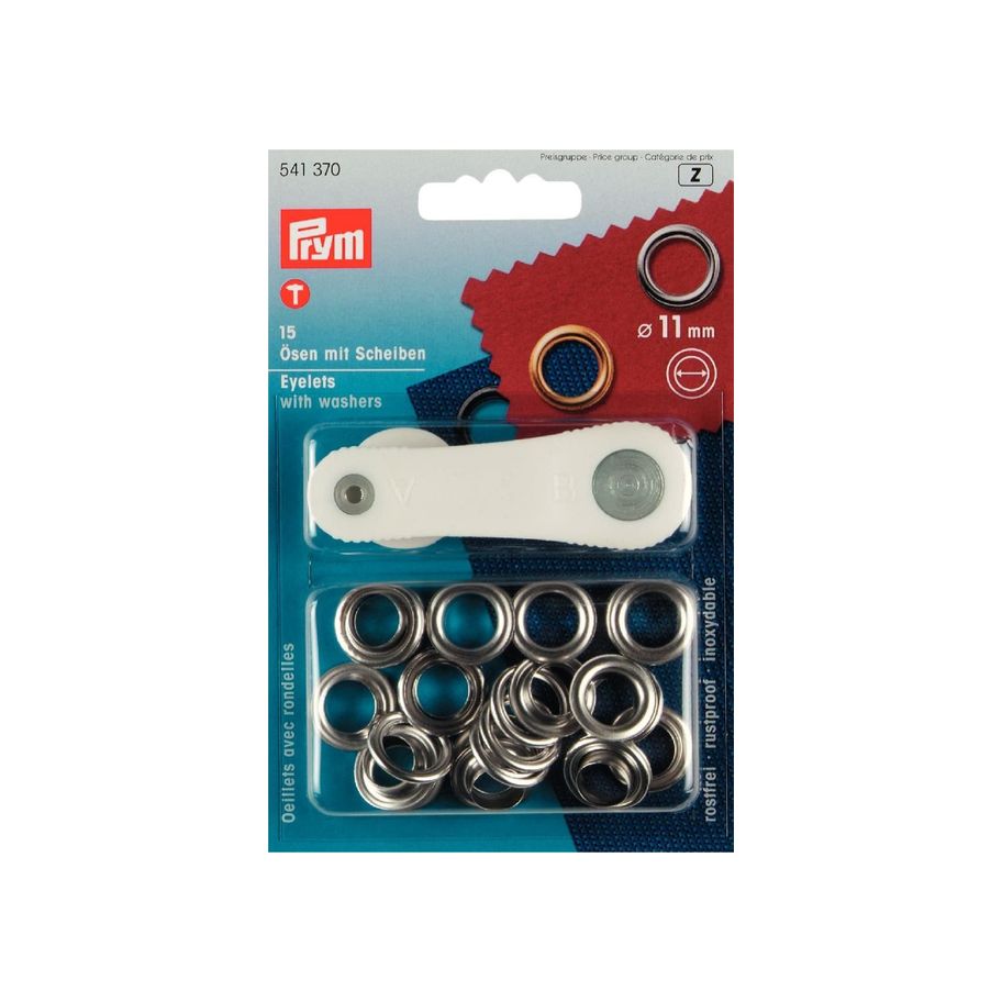 PRYM Öse mit Scheibe si 11mm