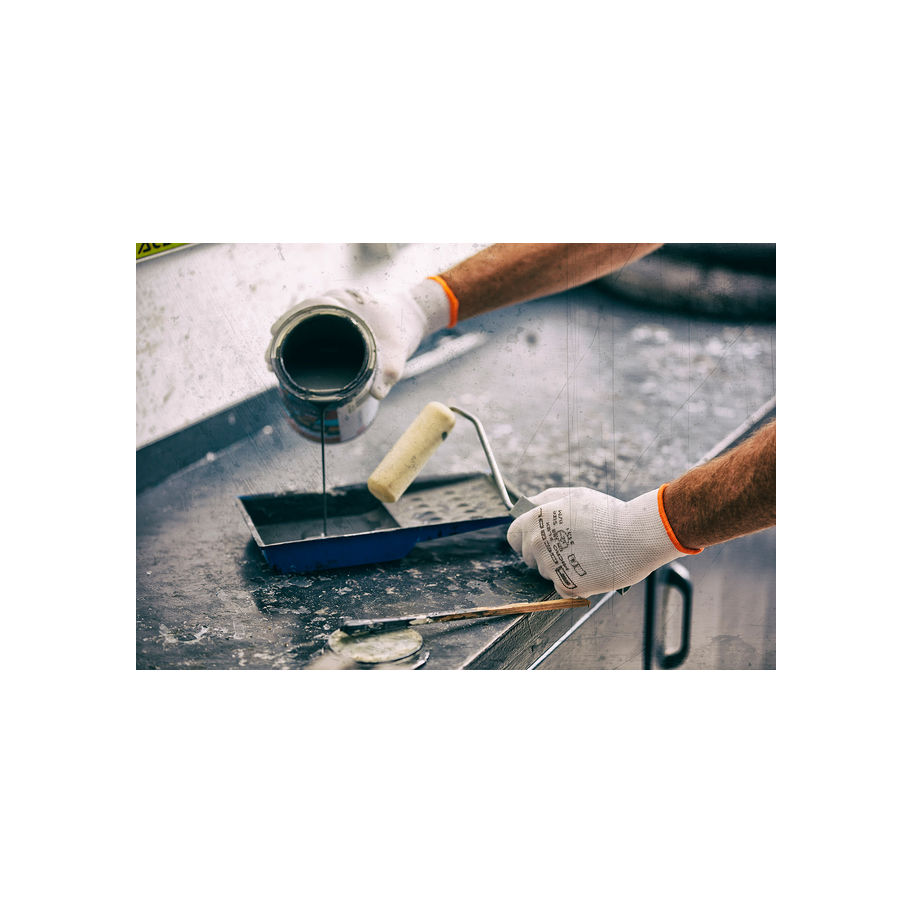 GEBOL Arbeitshandschuh Micro-Flex weiss 8, Header