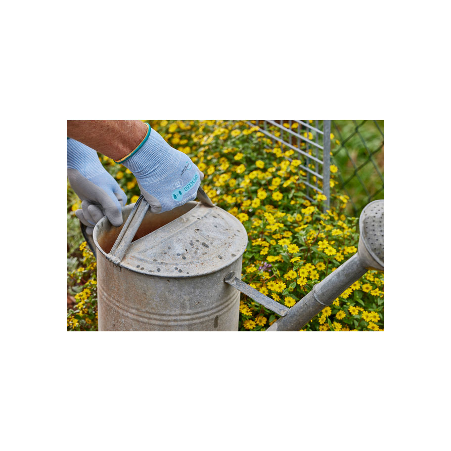 GEBOL Arbeitshandschuh Upcycled Sensitive hellblau 5