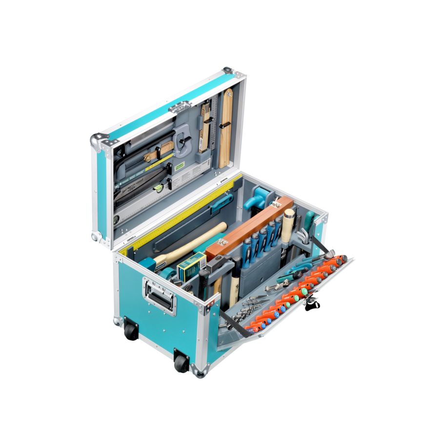 TCP Zimmerei-Wkzg-Kiste, 184-tlg.