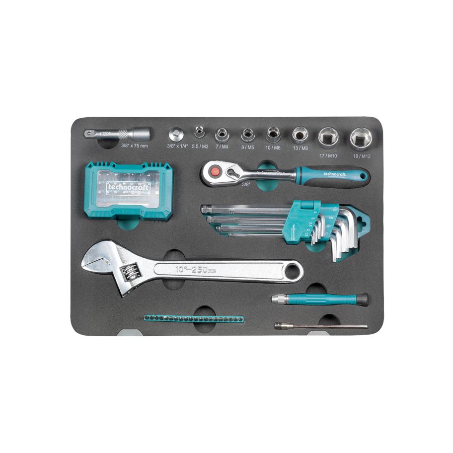 technocraft Alu-Werkzeugkoffer PRO COMPACT 106 leer