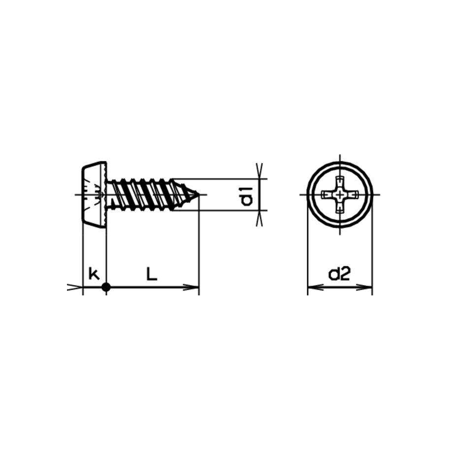 Zyl-Schnellbauschrauben KS H St phosphatiert schwarz 3,9x11