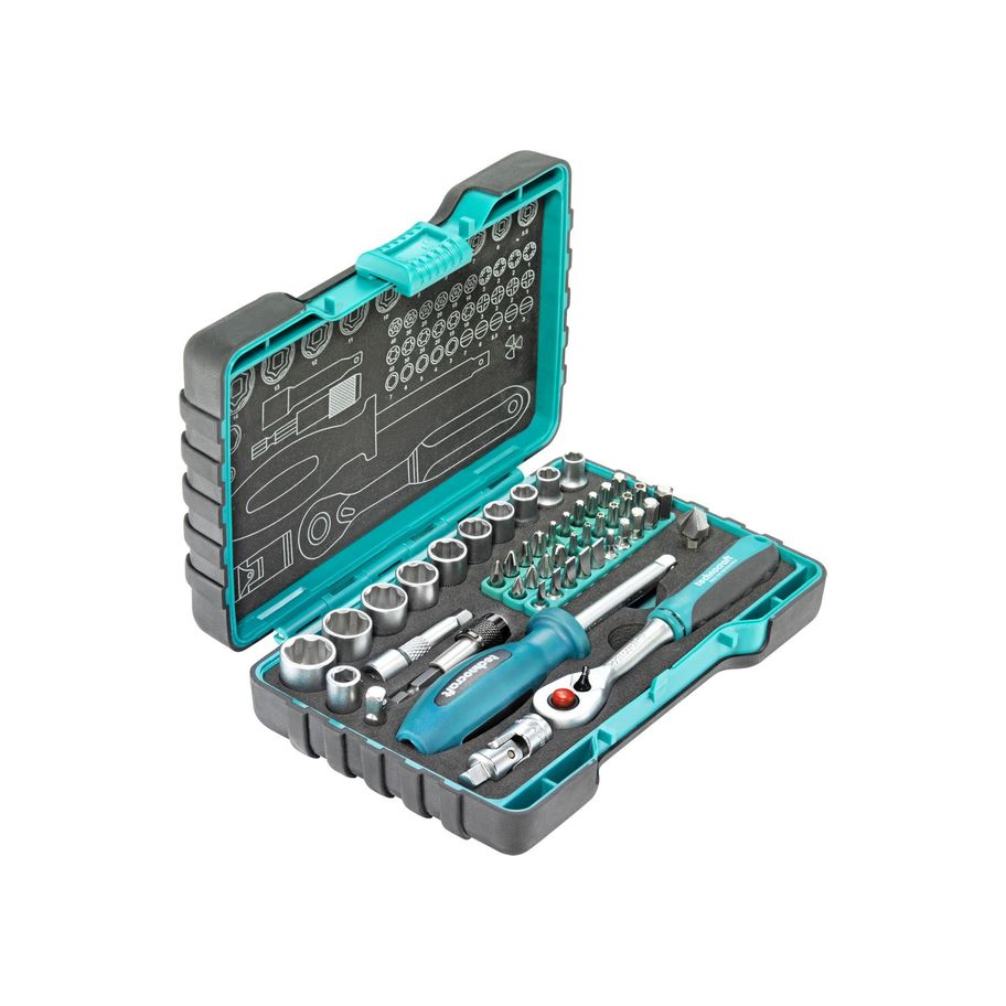 TCP Steckschlüsselsatz, 1/4", 48-tlg.