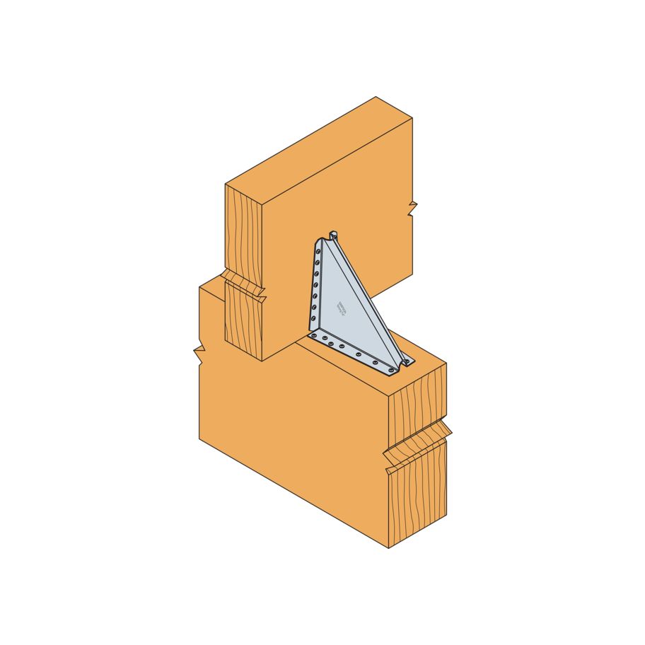 SST Knaggen Stahl feuerverzinkt 90×90×65×2