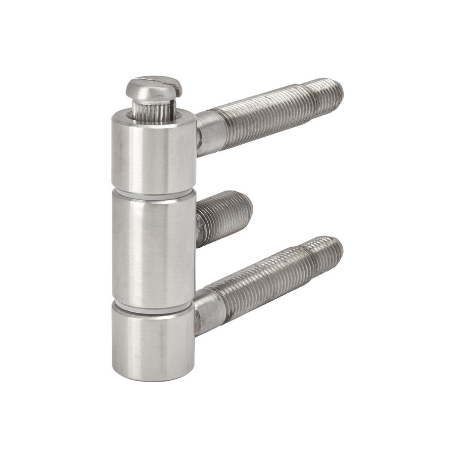 Sassba Stahlzargenband 3-tlg. HE18 Edelstahl matt