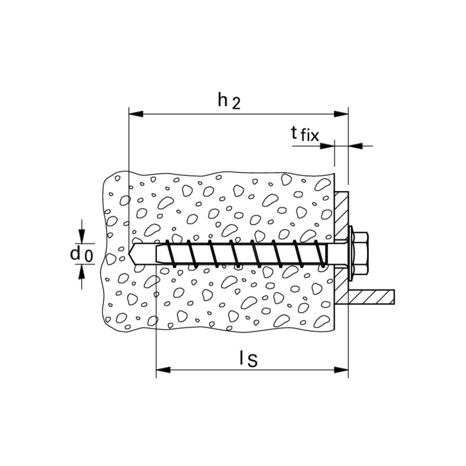 fischer ULTRACUT Betonschrauben FBS II 6x40/5 US