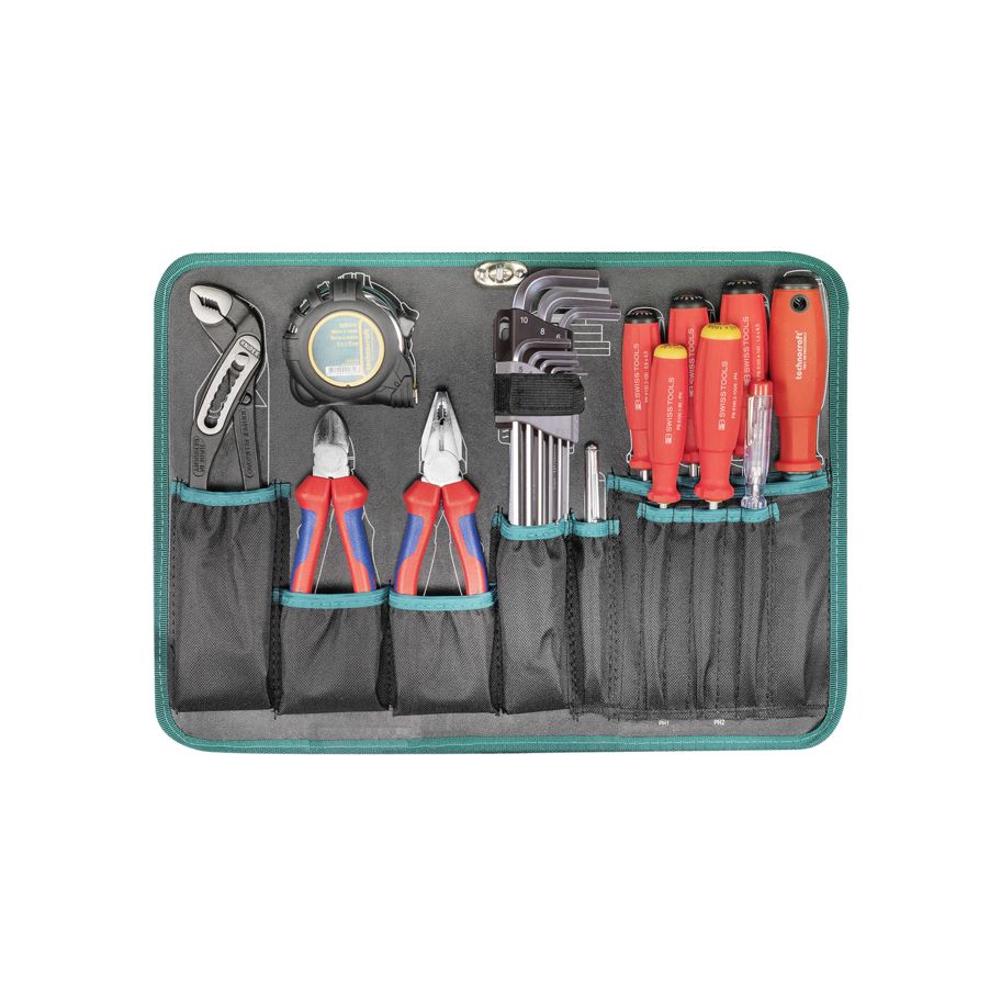 technocraft ABS-Werkzeugkoffer PRO CHROME 185