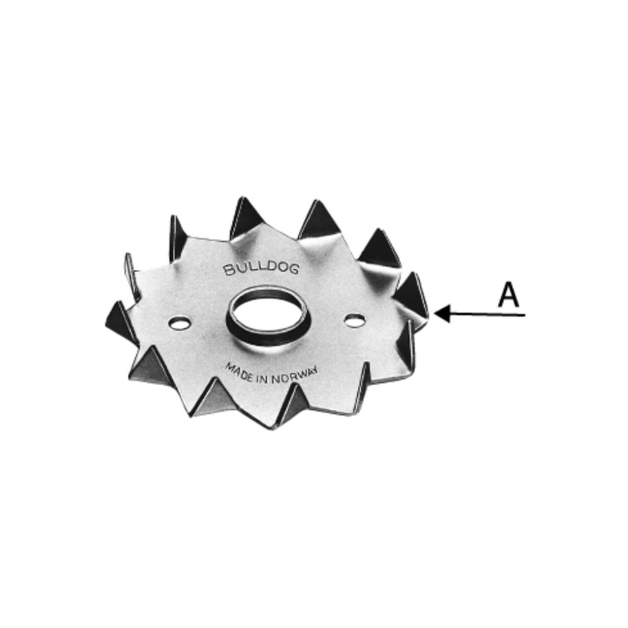 SST Holzverbinder bulldog® einseitig gezahnt St fzn 95x16