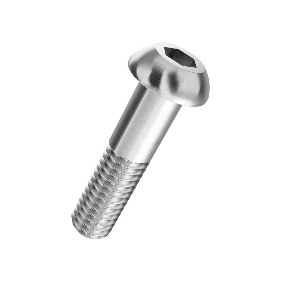 Schrauben abgeflachter Halbrundkopf Innensechskant ISO 7380-1-rostfrei A8 M3x8mm