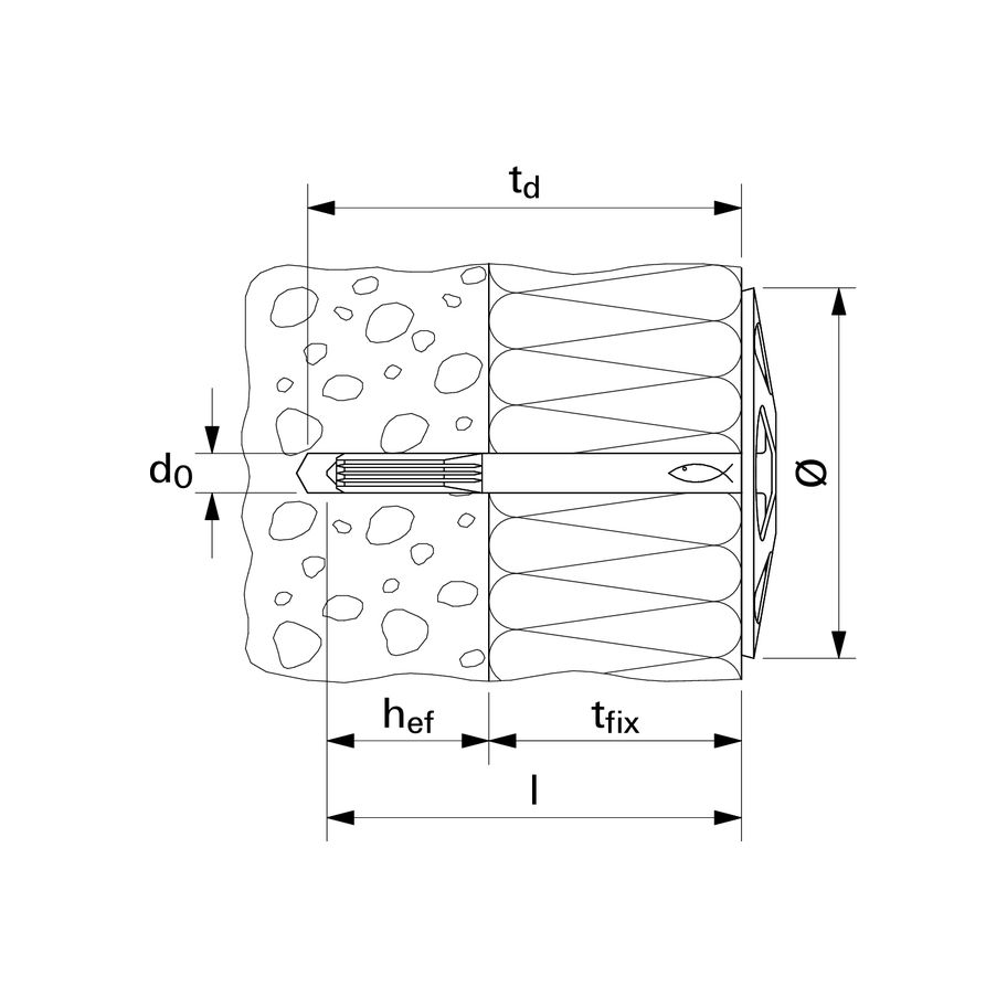 fischer Dämmstoffhalter Kunststoff DHK 120