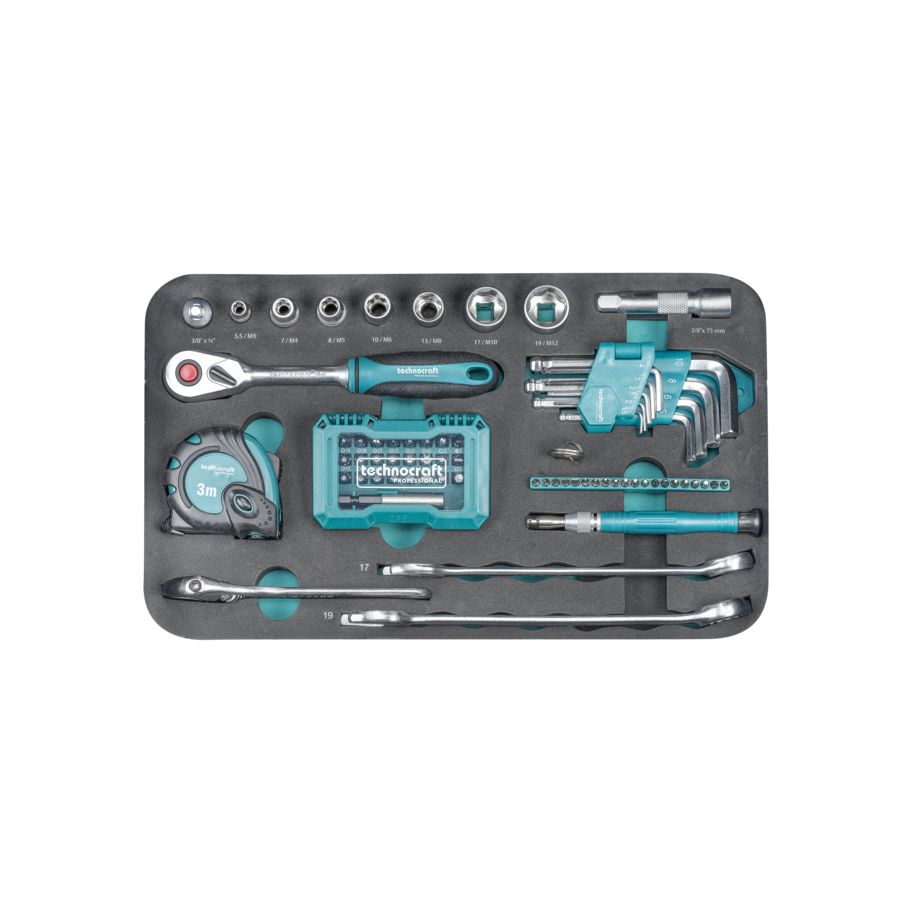 technocraft ABS-Werkzeugkoffer PRO MINI 109