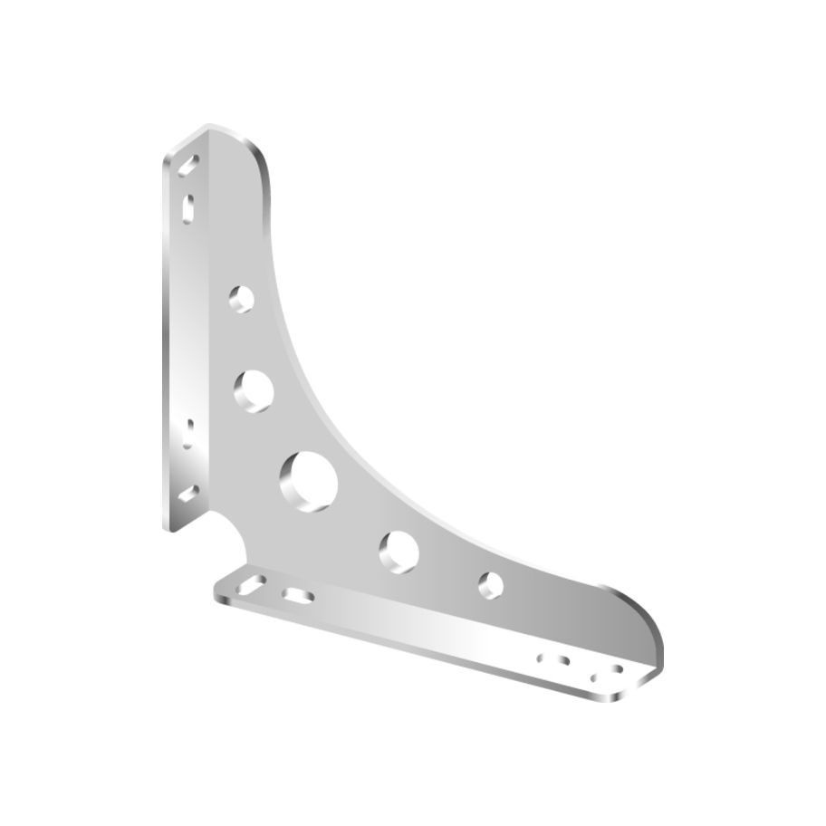 BP KONSOLE DELTA 300X300MM WEISS 1St