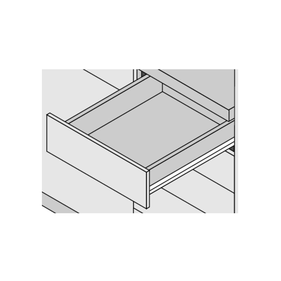 bestaPAC Schubladenführung weiss 500mm