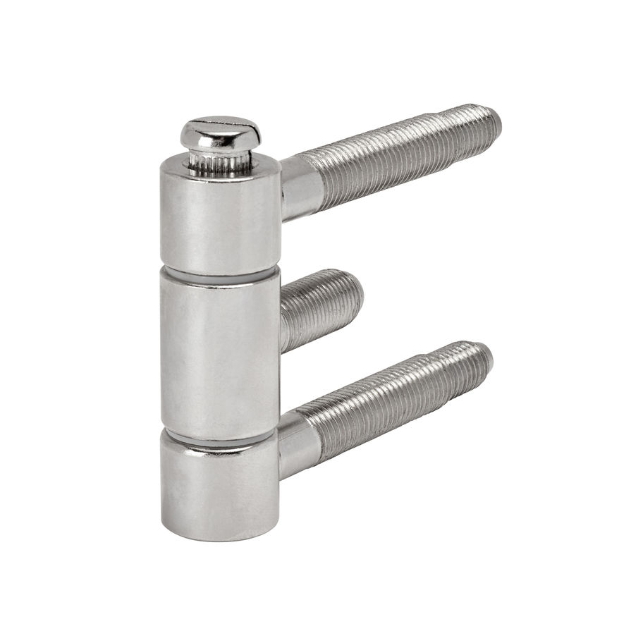 Sassba Stahlzargenband 3-tlg. HE18 vernickelt