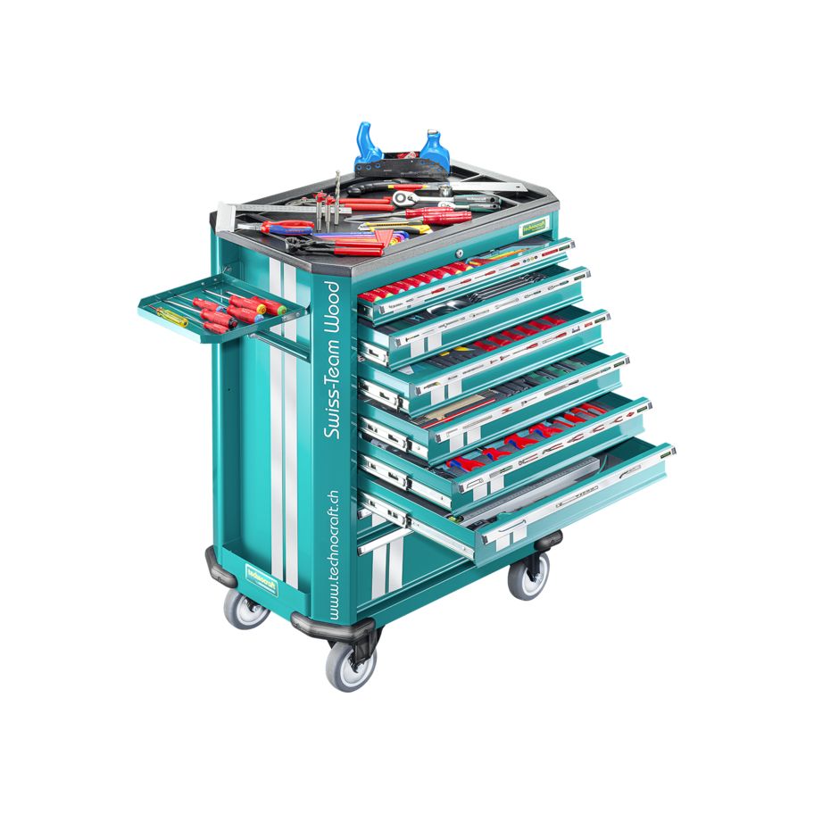 TCP Werkstattwagen "SWISS TEAM WOOD PRO"