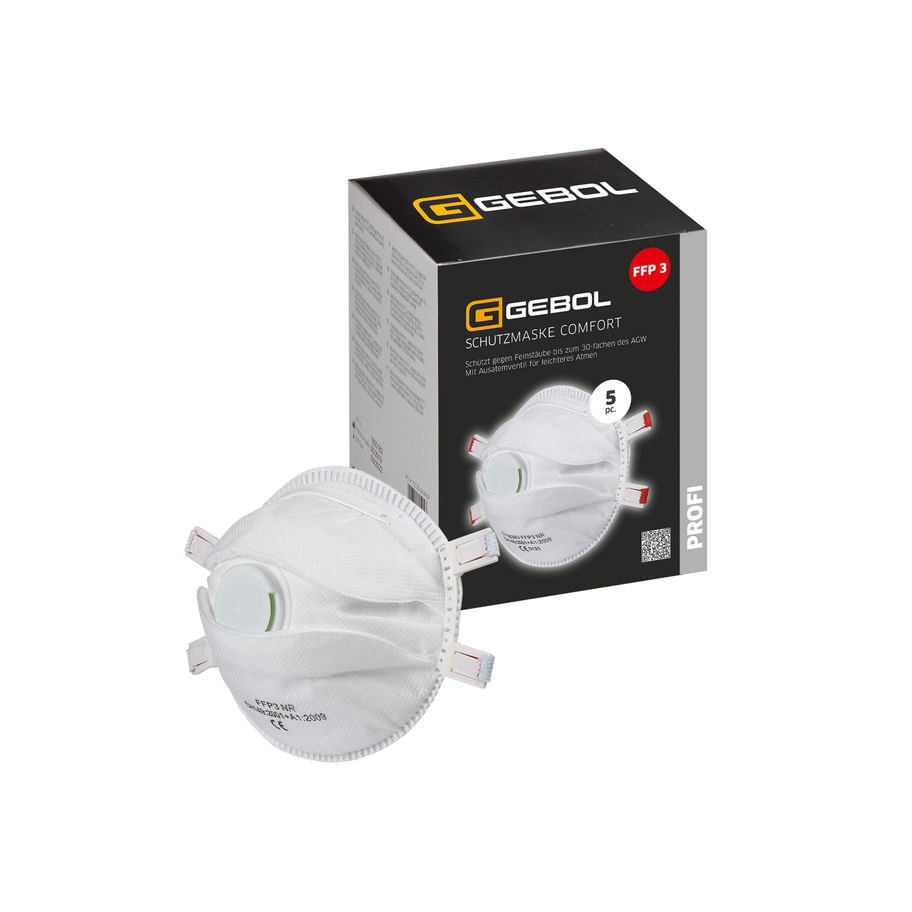GEBOL Schutzmaske Comfort FFP3, Box