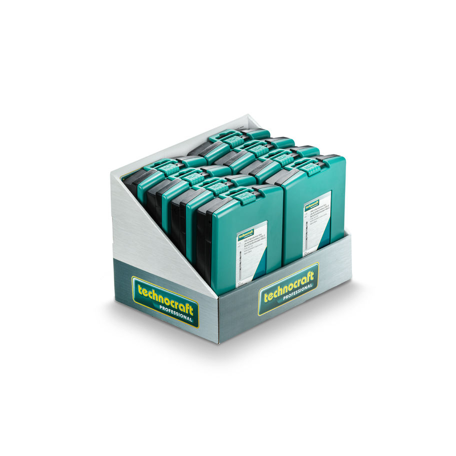 technocraft HSS-G Spiralbohrer-Satz, 19-tlg