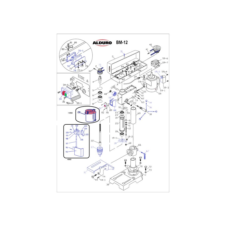 ALE Endschalter Satz, ALDURO