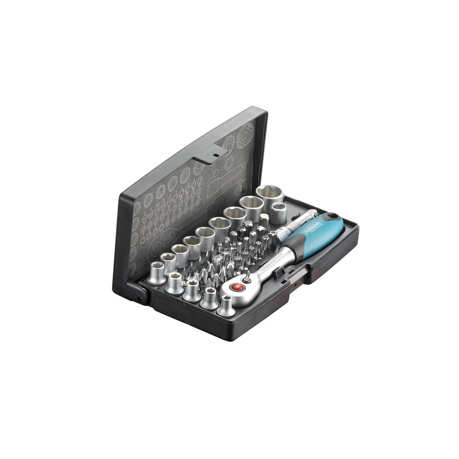 TCP Steckschlüsselsatz, 1/4", 47-tlg.