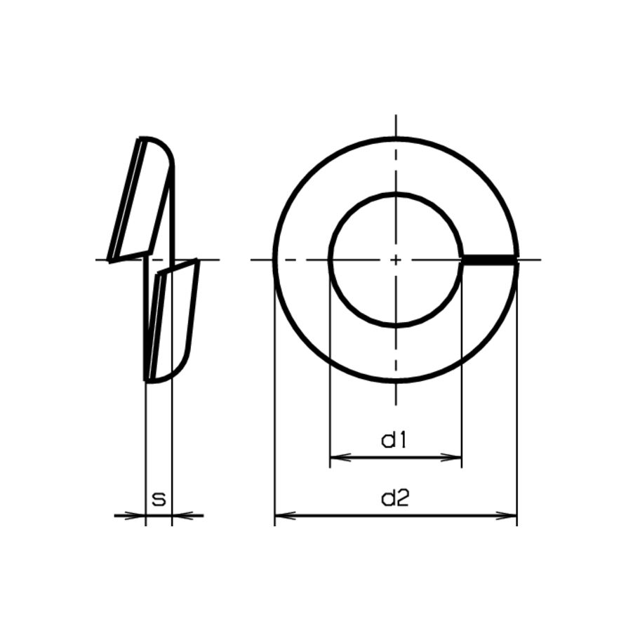 Federringe f. Scheibenräder DIN74361C-Federstahl verzinkt 18