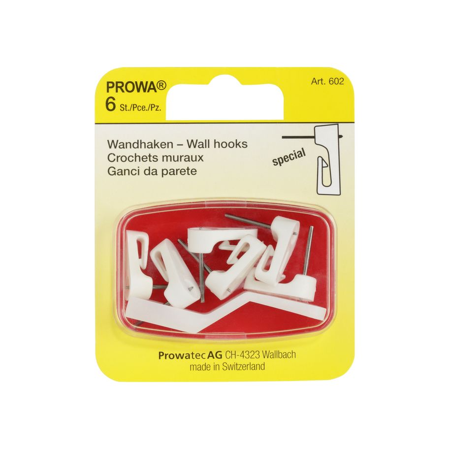 BP Wandhaken m. Montagehilfe 602 6St