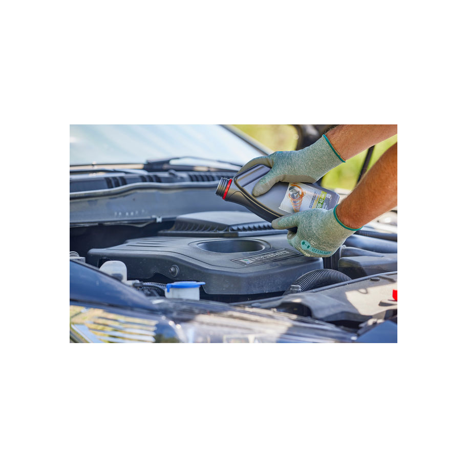 GEBOL Arbeitshandschuh Upcycled Strong dunkelgrün 10