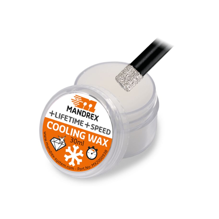 MANDREX Kühlwachs für Diamant-Bohrer DryXcut