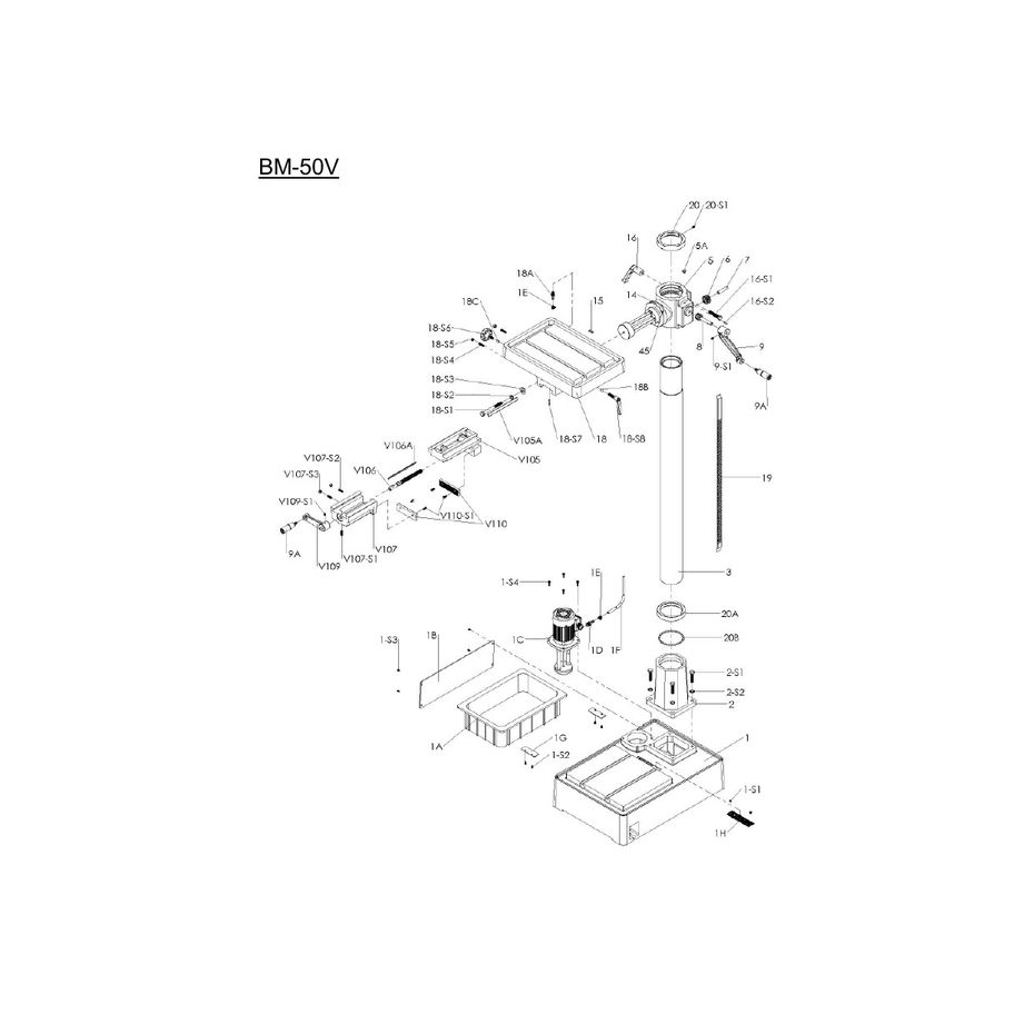ALE Abdeckungs-Satz, BM-50V