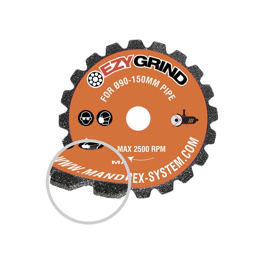 MANDREX EzyGrind Diamant-Rohrschneider 40-80 mm