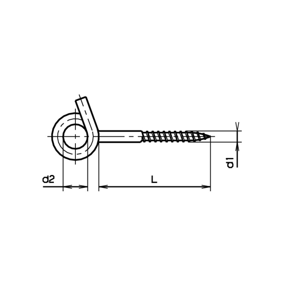 Hakenholzschrauben mit Holzgewinde St znb 10x100x22