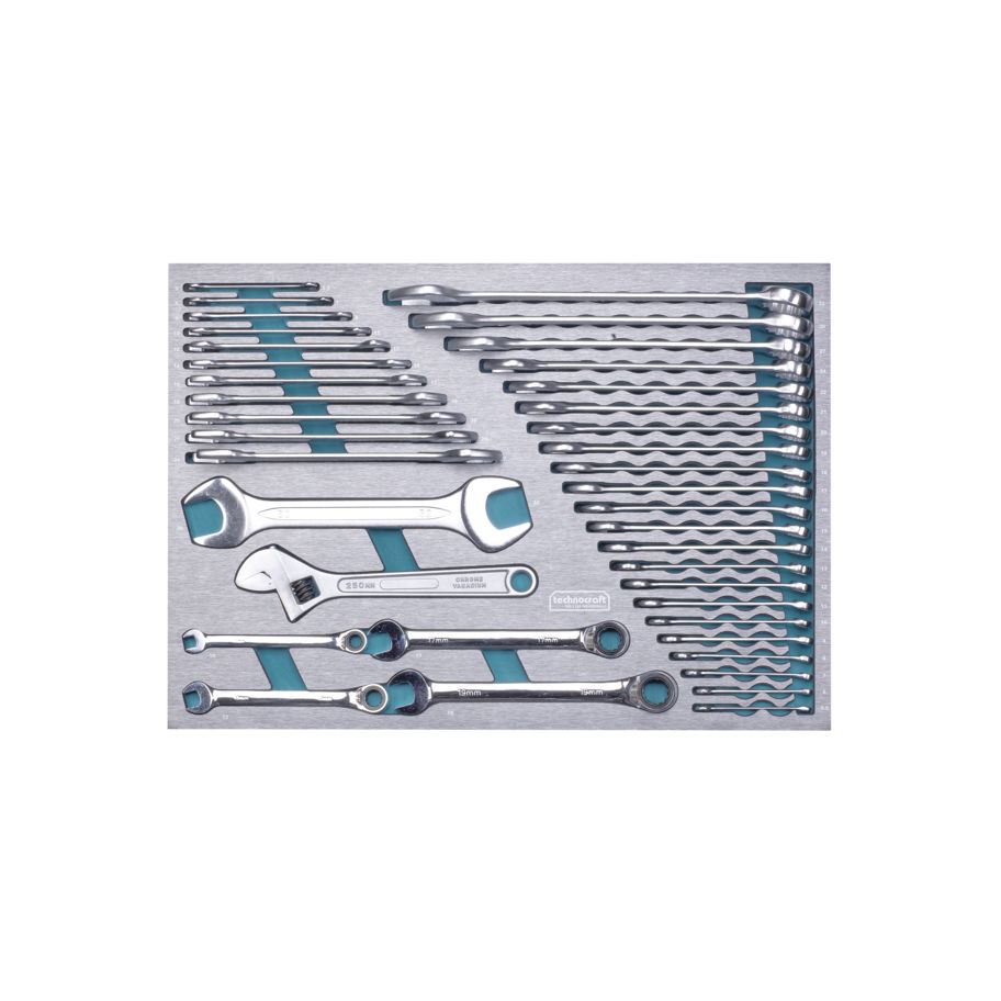 technocraft Werkstattwagen SWISS TEAM PLUS+ PRO 743-tlg, mit Premium-Marken-Werkzeugen