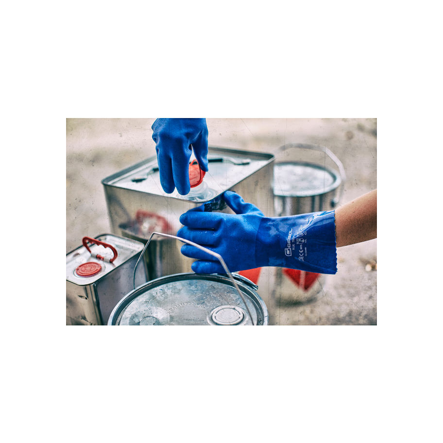 GEBOL Chemikalienhandschuh BlueTech 9