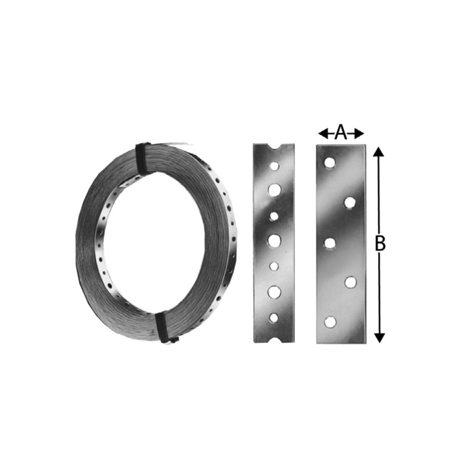 SST Lochband Stahl feuerverzinkt à 10m 20x1x10