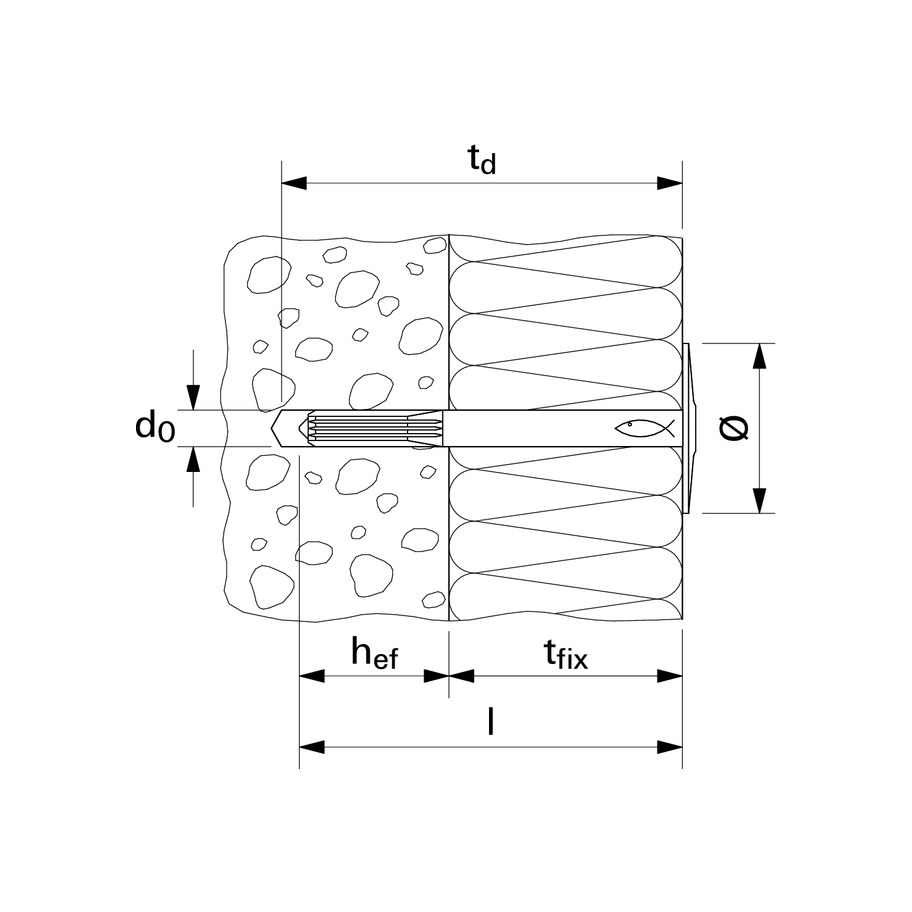 fischer Dämmstoffhalter Kunststoff DHK 45/100