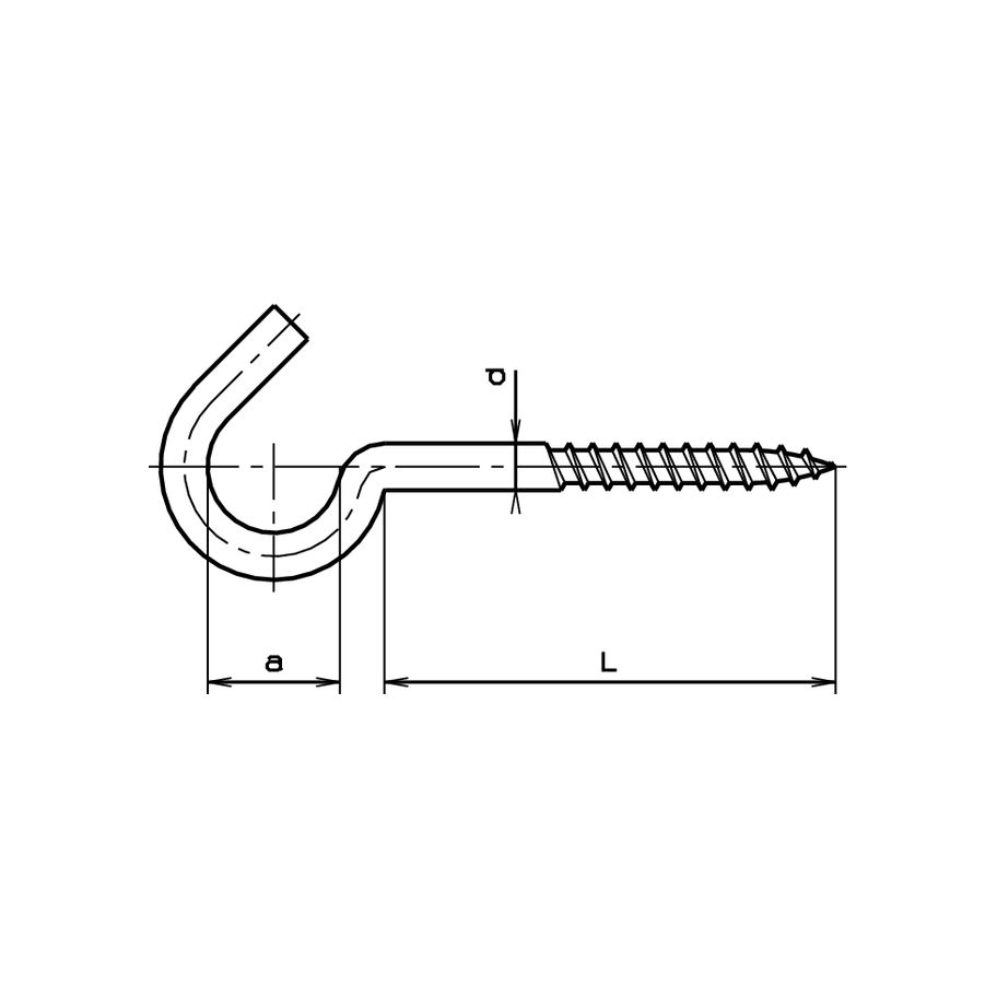 bestaPAC Waschseilhaken weiss 4.7x65